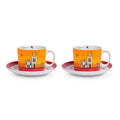 2 BREAKFAST CUP SET LE CASETTE RED ML.340 - Egan