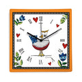 CLOCK COCORICO’ ORANGE CM 31X31 - Egan