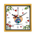 CLOCK COCORICO’ YELLOW CM 31X31 - Egan