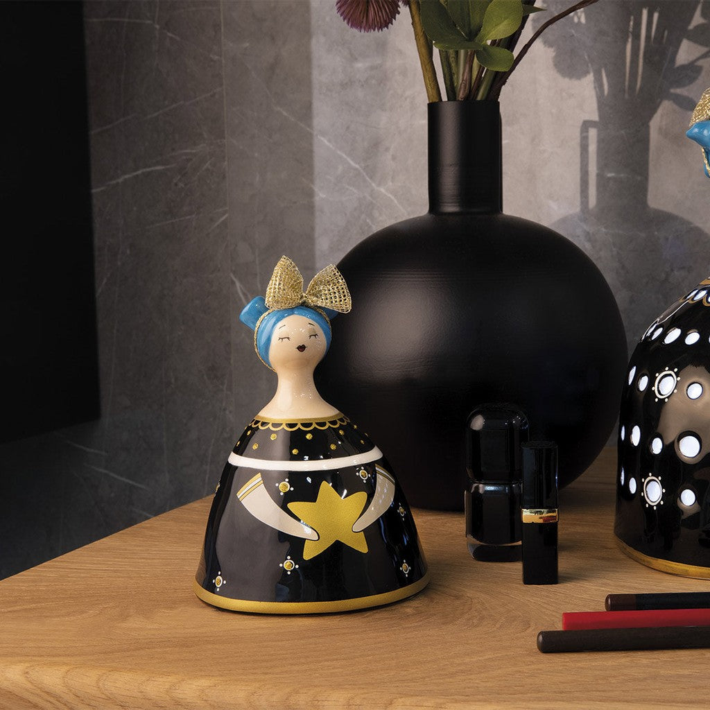 FIGURINE LE PUPAZZE BLACK CM. 10X16 - Egan