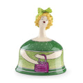 SET 2 PCS. GREEN SET MONEY BOX LE PUPAZZE CM.15X18 - Egan