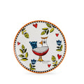 SET 6 DESSERT PLATES COCORICO’ ORANGE DM 19 - Egan