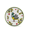 SET 6 DESSERT PLATES COCORICO’ GREEN DM 19 - Egan