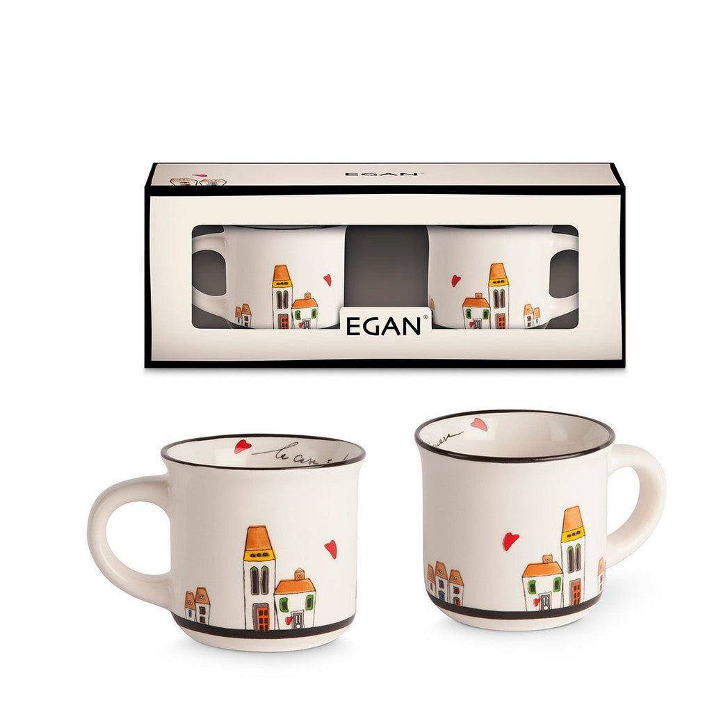 SET 2 MINI MUGS LE CASETTE - Egan
