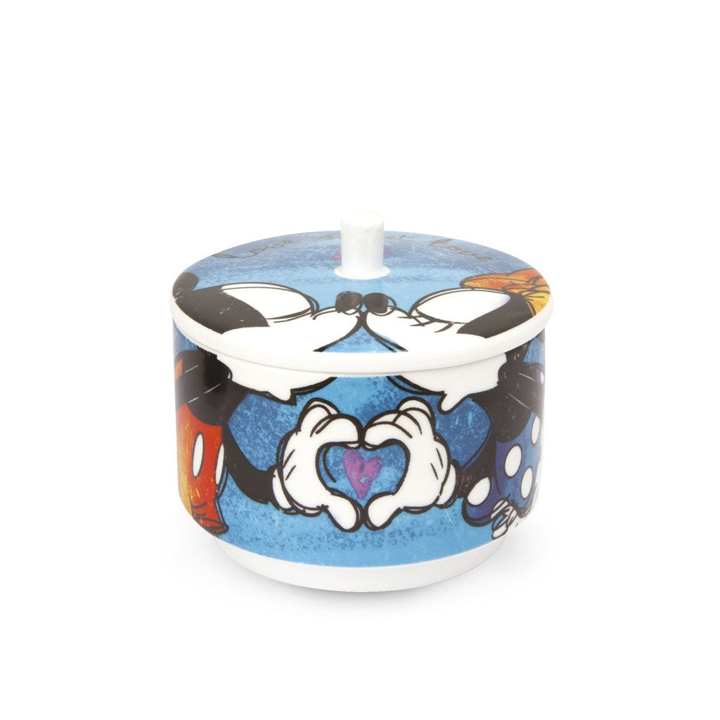 EGAN-SET 2 ESPRESSO CUP + SUGAR BOWL LE PUPAZZE LIGHT BLUE - Egan