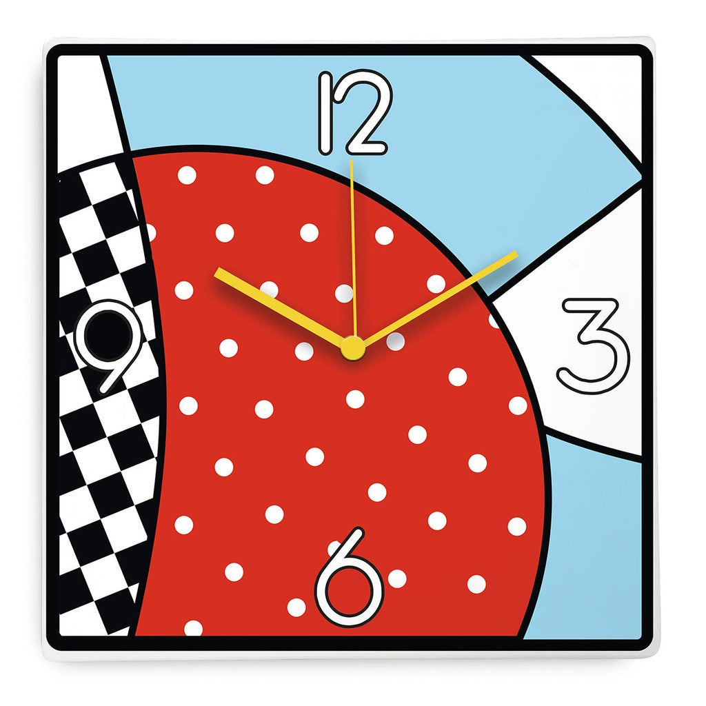 EGAN-CLOCK WARA RED CM 31X31 - Egan
