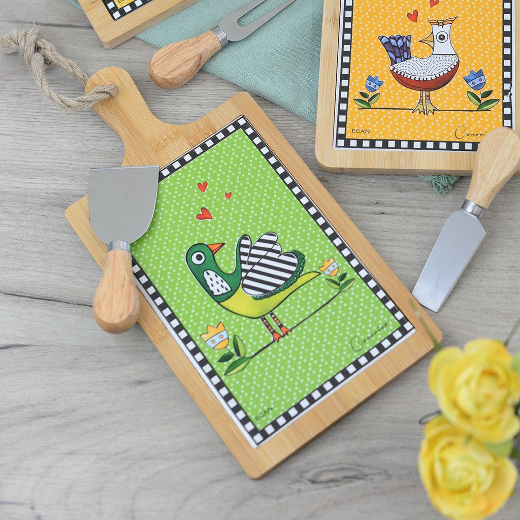 EGAN-CHOPPING BOARD COCORICOGREEN CM30X15 - Egan