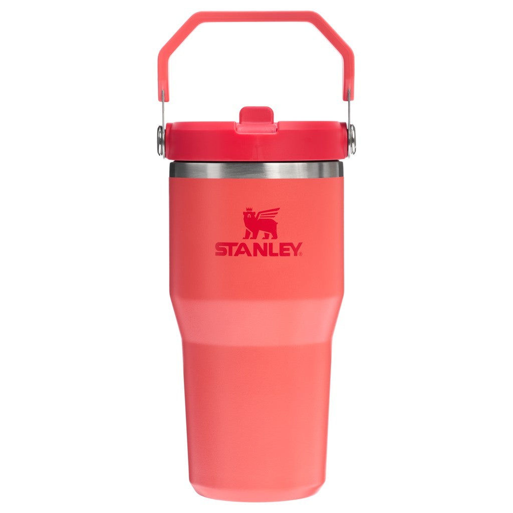 Stanley Ice Flow GO 600ml/20oz Flip Straw Wtr Btl Hot Coral - Stanley